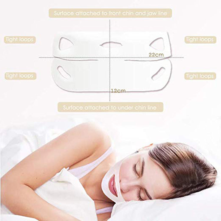 Lifting ear-hanging double V face mask gel to tighten the masseter muscle, double chin, and tighten the small V face Amazon cross-border wholesale