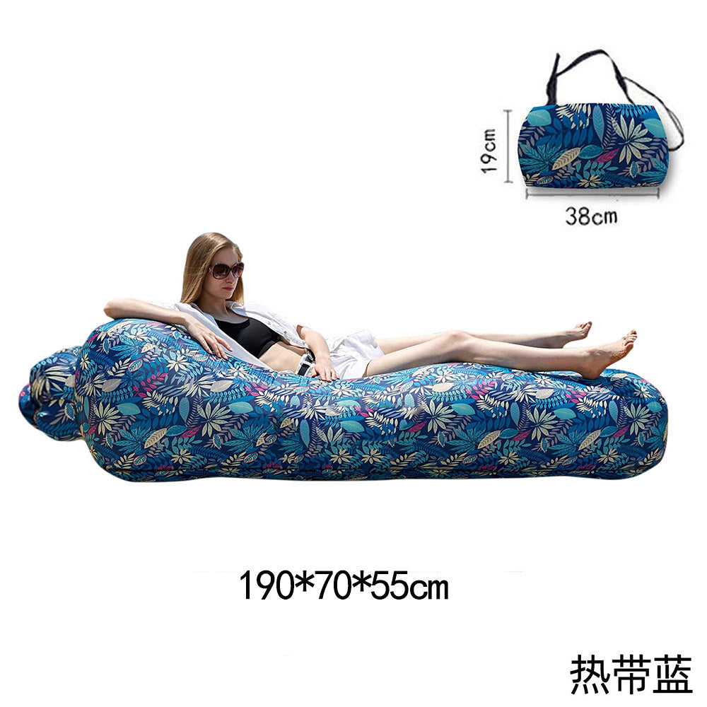 Shenzhen factory 2022 hot-selling amphibious lazy inflatable bed outdoor camping fast inflatable sofa