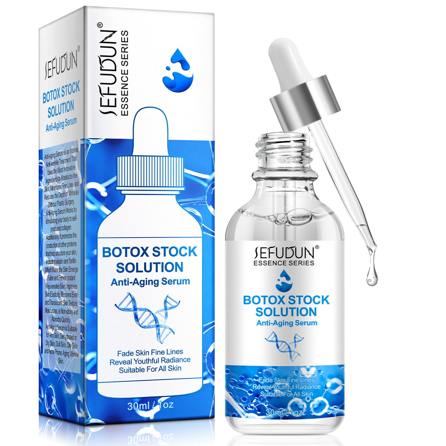 SEFUDUN botulinum essence fades fine lines, improves nasolabial lines, wrinkles, and broken lines essence peptide stock solution