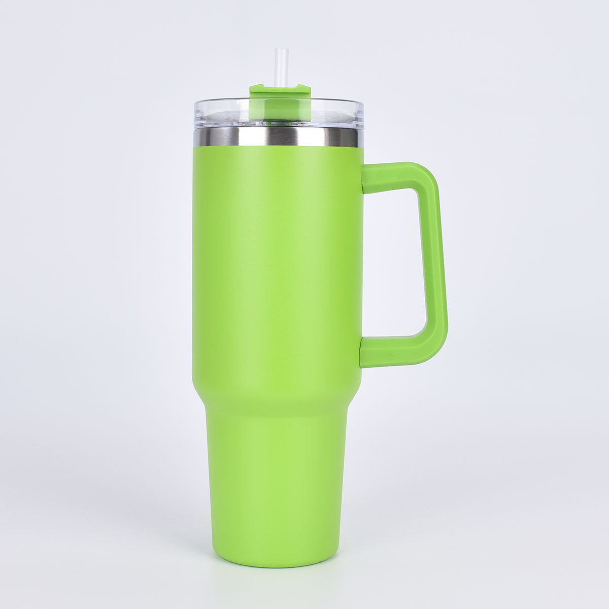 Ice Cup 304 Stainless Steel 40oz Car Cup Large Capacity Thermos Cup Straw Cup Cold Coffee Car Water Cup