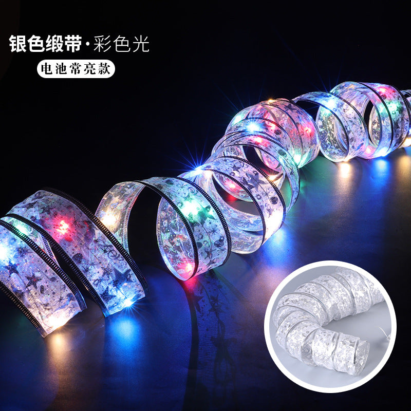 New Cross-border Christmas Light String Unicorn Curtain Light Christmas Cartoon Modeling Light LED Lantern Room Decoration