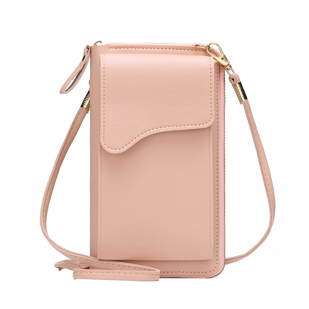 Cross-border foreign trade mobile phone bag women's messenger bag new Korean style buckle mobile phone bag mini small bag women's bag factory wholesale