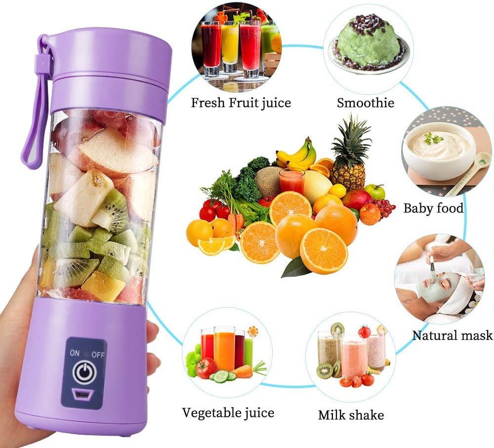 Net red wireless juicer household fruit cup mini portable juicer cup USB charging small juicer