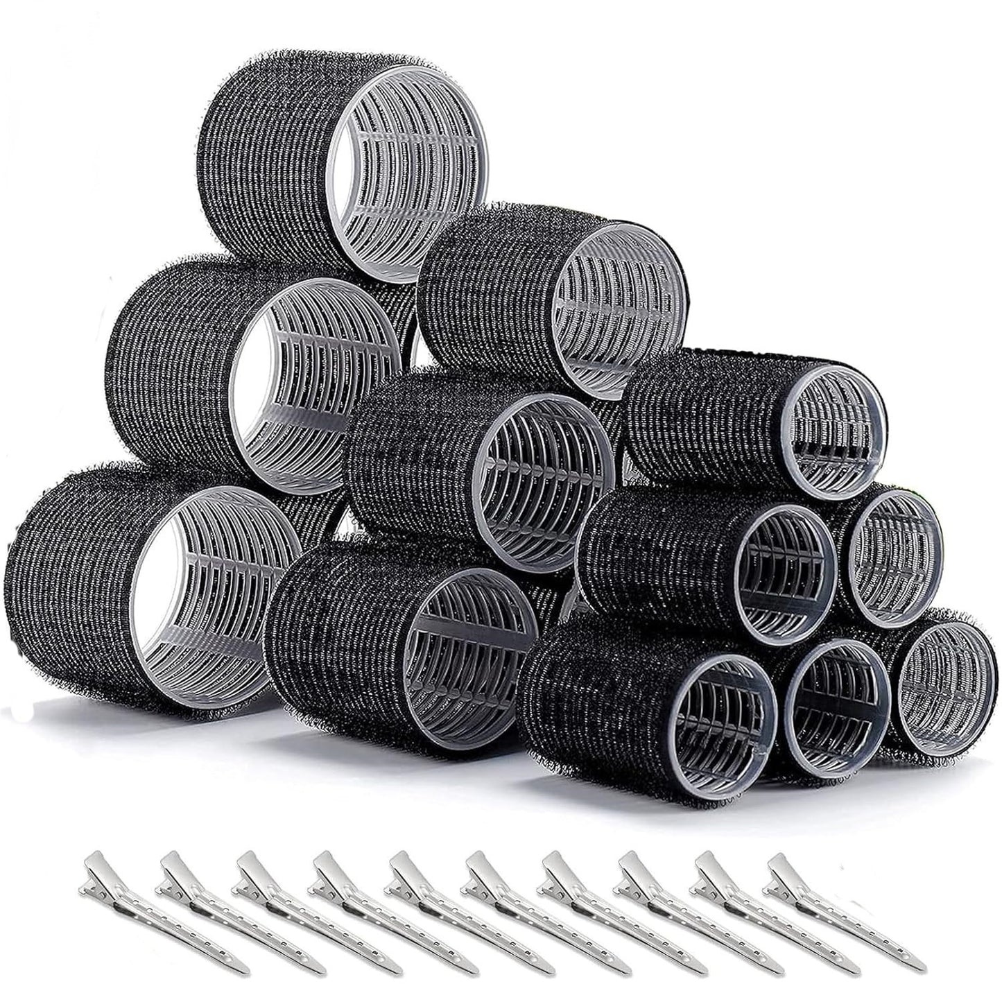 Amazon cross-border air bangs curling iron cross-border lazy curling artifact full nylon eight-character hair curling iron