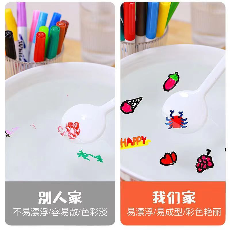 Magic color floating pen children's water painting floating water-based suspension pen fun painting whiteboard pen