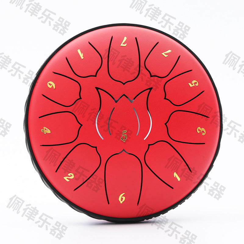 Parent-child educational toys children's drum enlightenment musical instrument ethereal drum 6/8/10/12 inch full worry-free drum percussion instrument