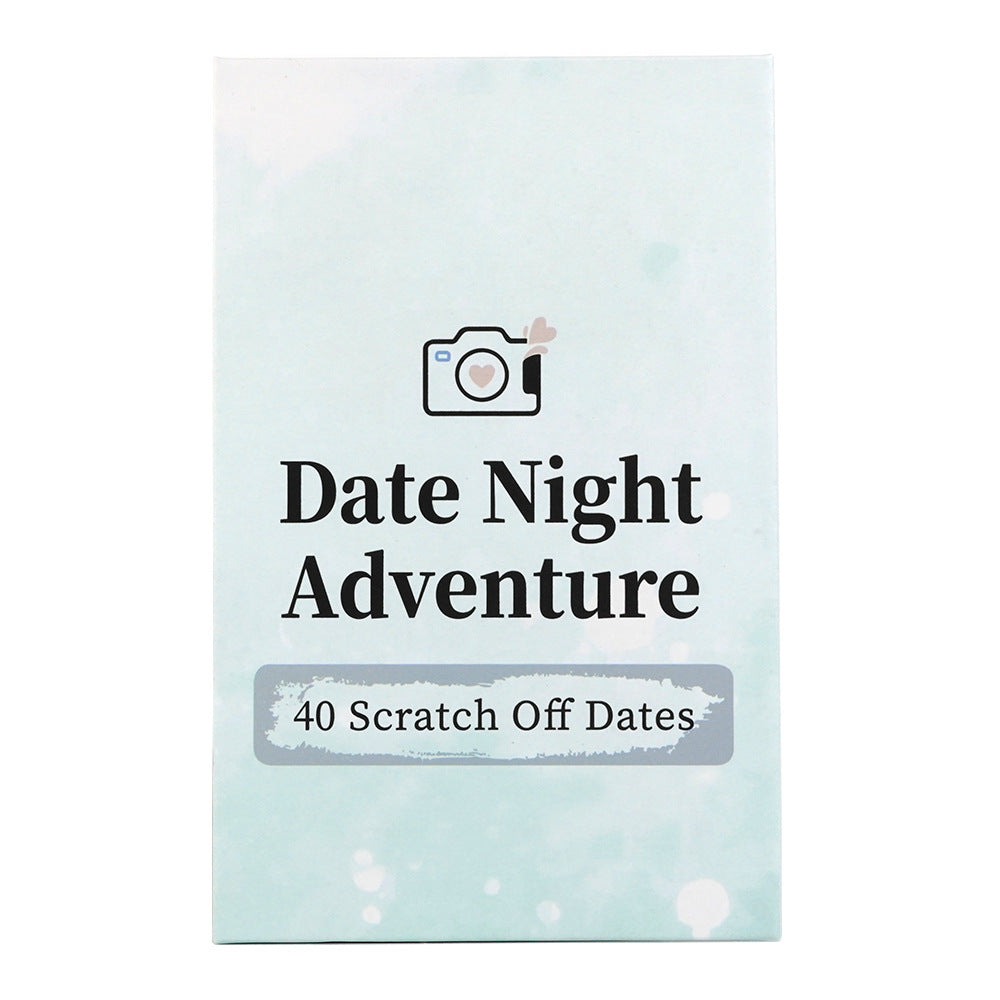 Date night adventure full English date night card game family gathering support