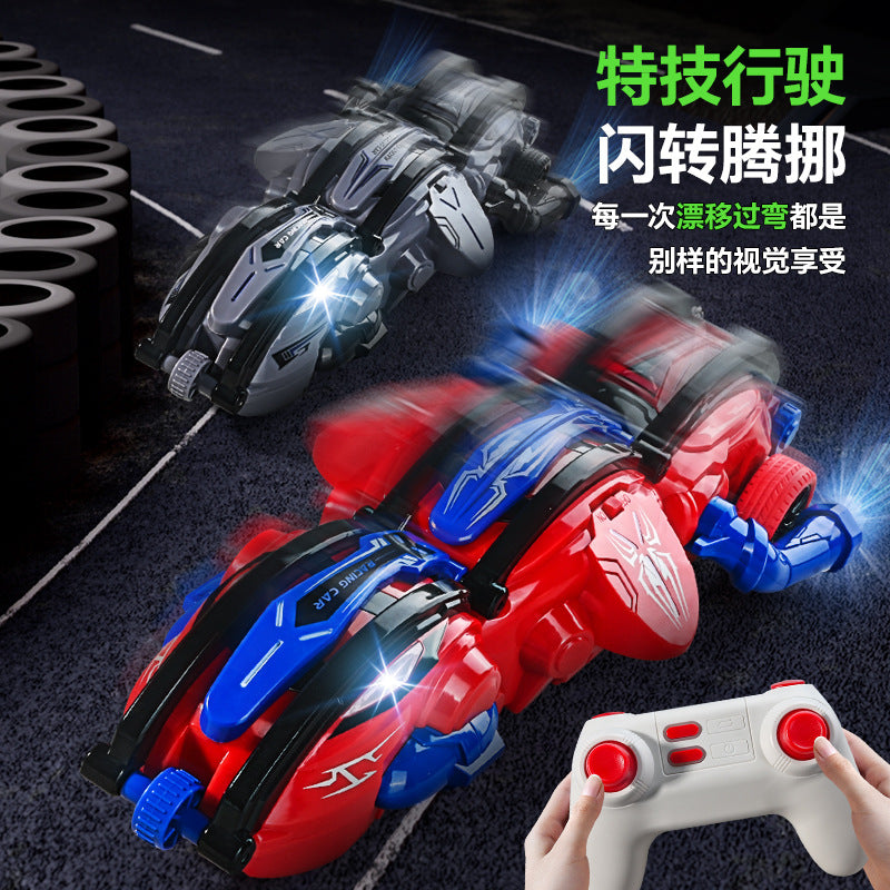 Cross-border Aofei 360 rolling stunt car 2.4G fall-resistant high-speed driving six-wheel flip children's drift remote control ca