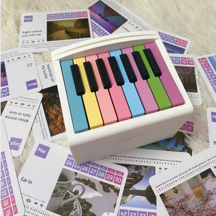 2025 new Taylor playable piano calendar calendar 52 songs piano music Taylor cross-border supply