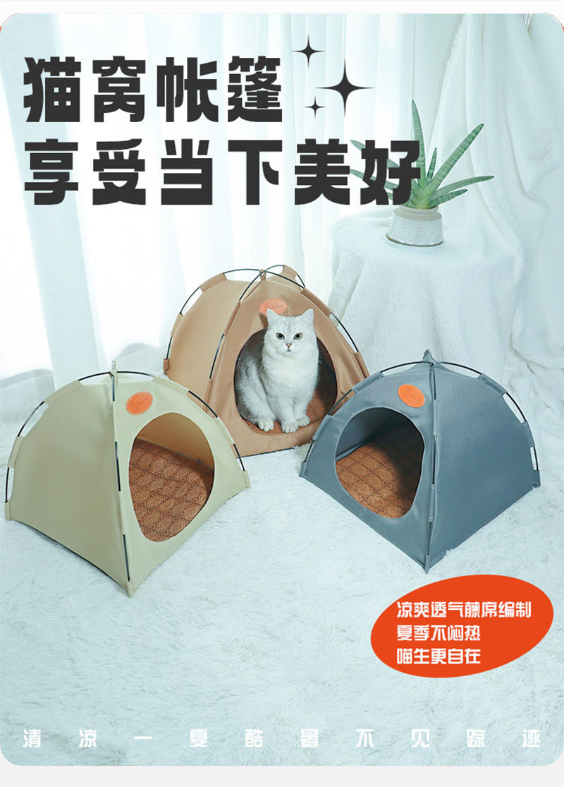 23 New Pet Tent Nest Foldable Cat Outdoor Tent Amazon Cross-border Dog Small Pet House Wholesale