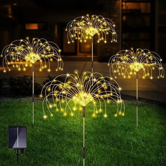 led solar lights, fireworks lights, outdoor garden garden decoration, Christmas lights, gypsophila lights