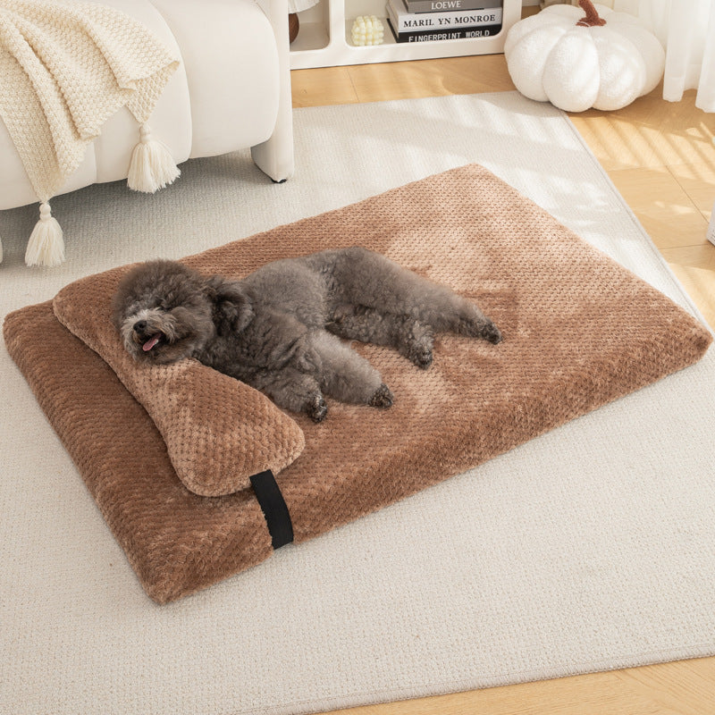 New cat bed dog bed pet mat dog mat pineapple winter warm pet mat dog bed comfortable pet bed mat