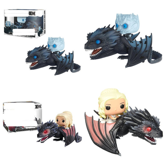 Game of Thrones Game of Thrones Daenerys Dragon Mother Night King Dragon Riding Model