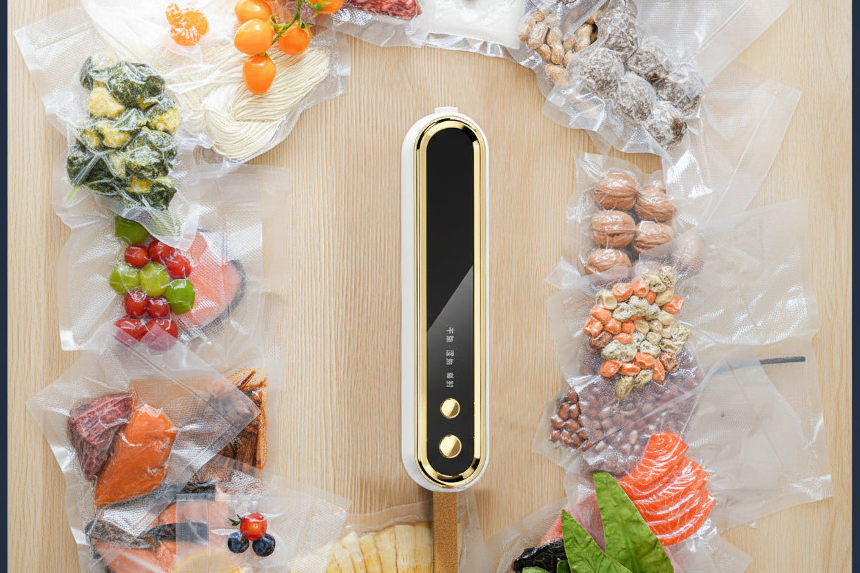 Wireless vacuum sealing machine, fully automatic vacuum machine, food packaging integrated machine, preservation and sealing machine, compressor.