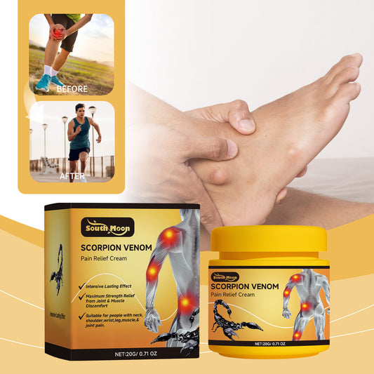 SOUTH MOON Scorpion Venom Pain Care Cream Relieves Neck, Shoulder, Wrist and Leg Muscle Discomfort Repair Cream