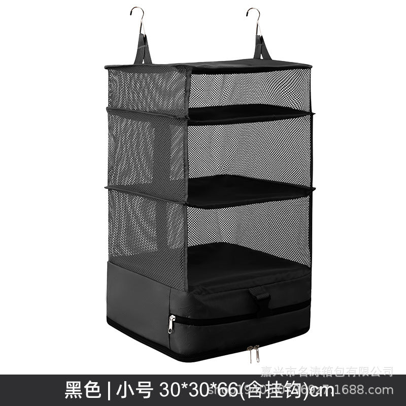 Clothes clothing ins sundries storage bag three-layer hanging bag book hanging bag storage bag bag source manufacturer