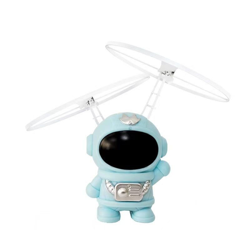 Cross-border children's induction wire man aircraft intelligent suspension gyroscope astronaut aircraft luminous flying toy