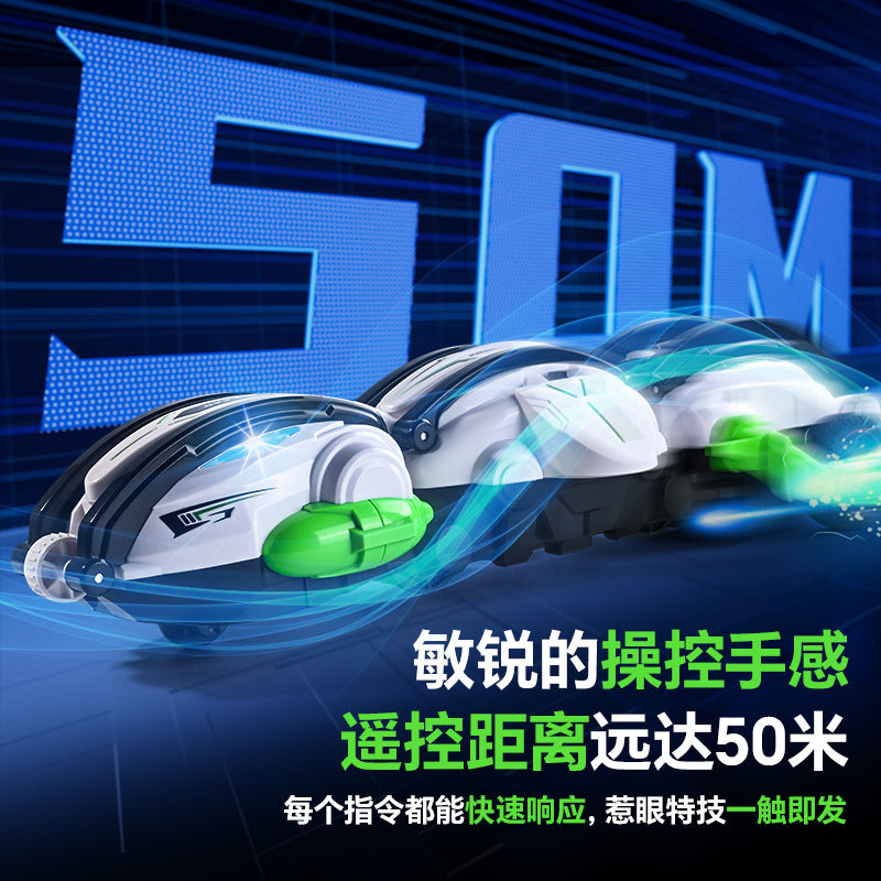 Cross-border Aofei 360 rolling stunt car 2.4G fall-resistant high-speed driving six-wheel flip children's drift remote control ca