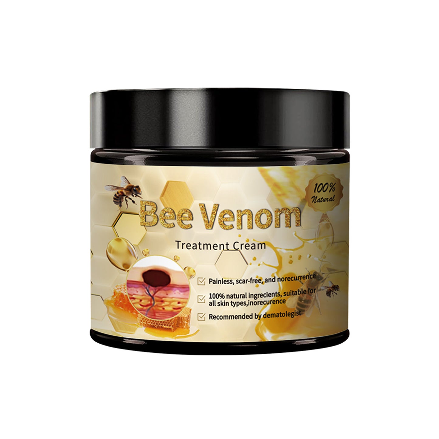 BEE VENOM bee venom wart cream meat grains mole spots repair care moisturizing cream cream