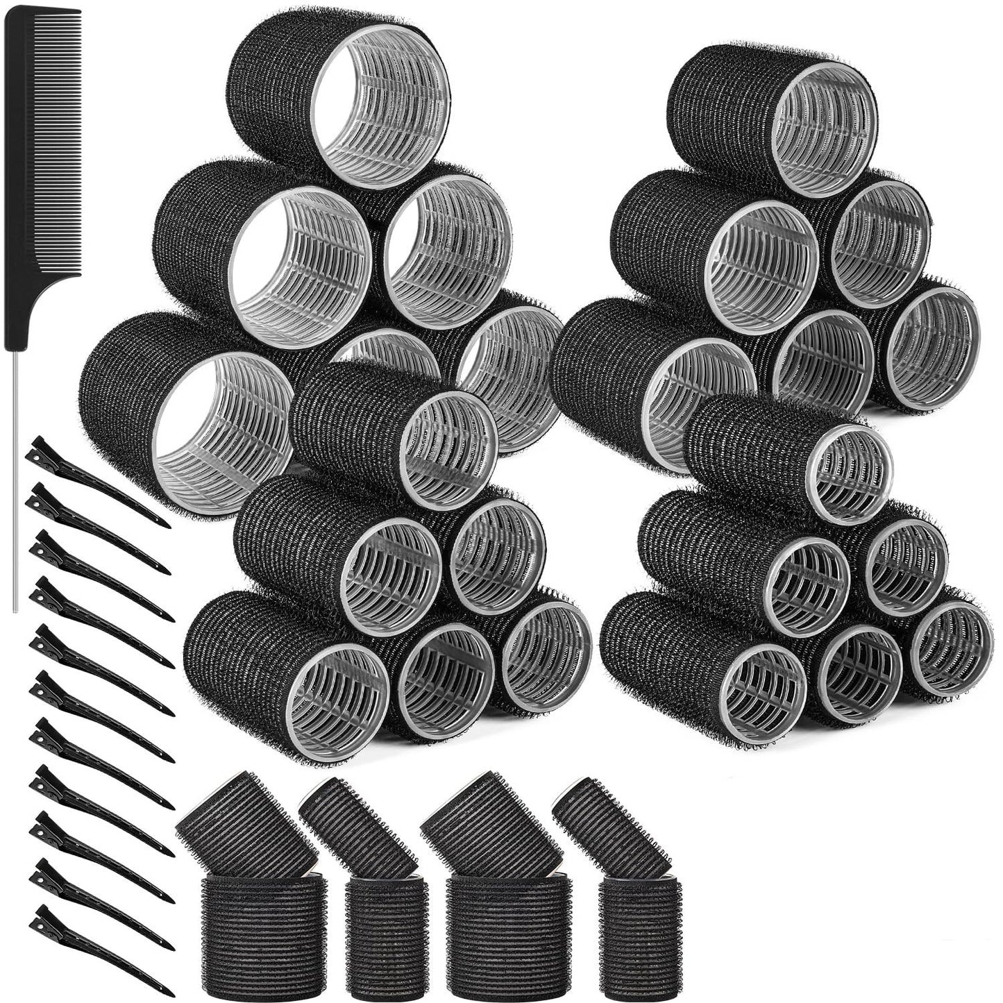 Amazon cross-border air bangs curling iron cross-border lazy curling artifact full nylon eight-character hair curling iron