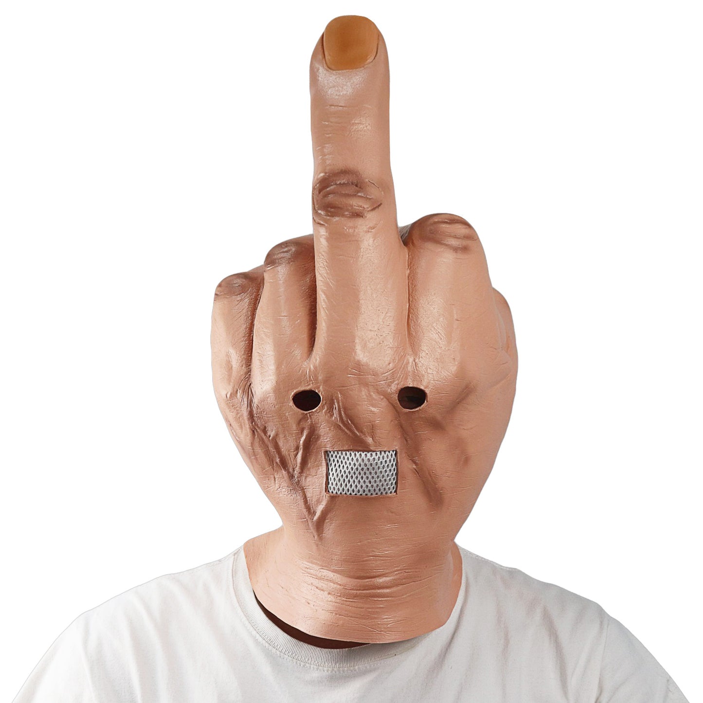 Despise the middle finger mask Halloween spoof mask Bar DJ spoof mask