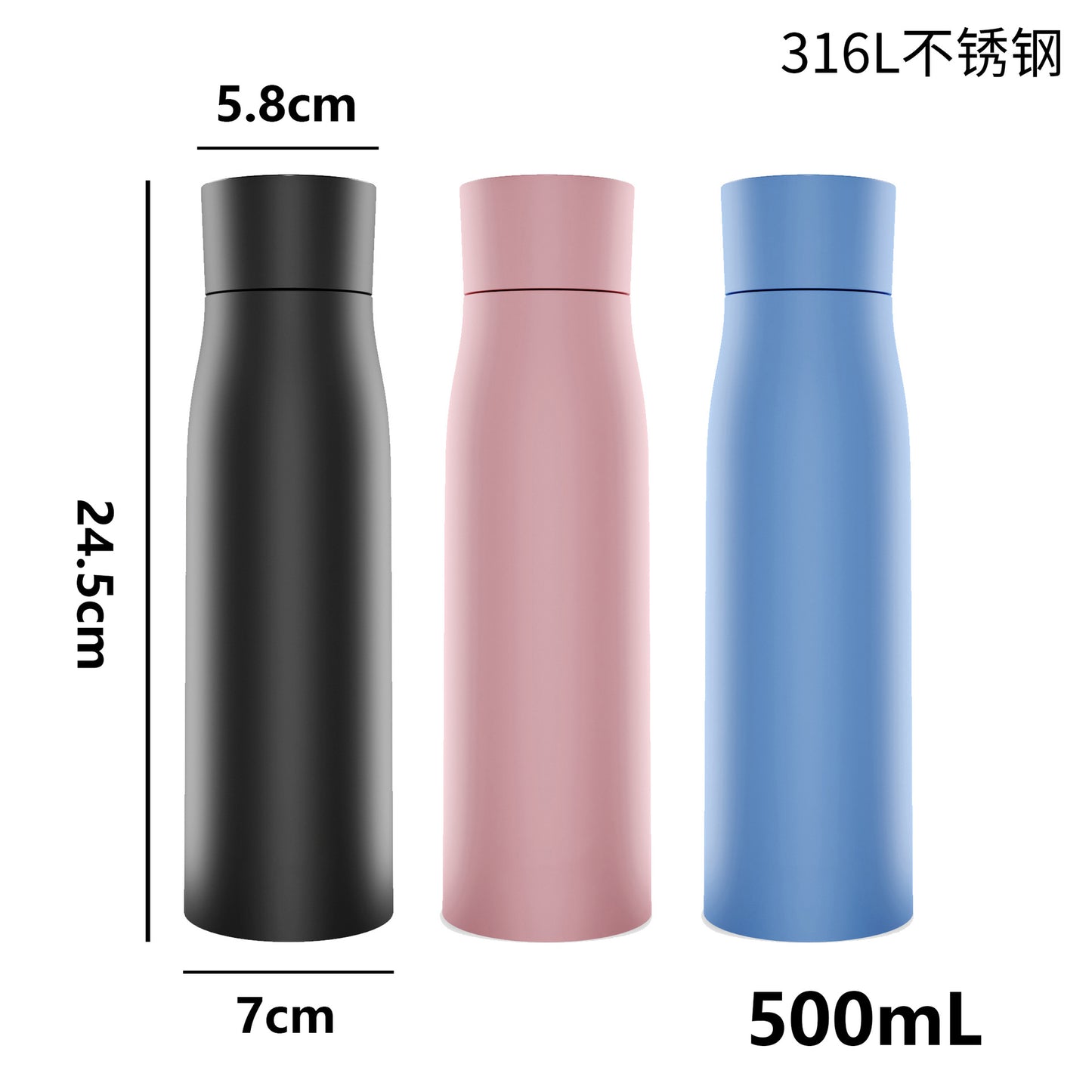 Customized UVC ultraviolet sterilization thermos cup intelligent display temperature reminder drinking water 316 stainless steel water cup wholesale