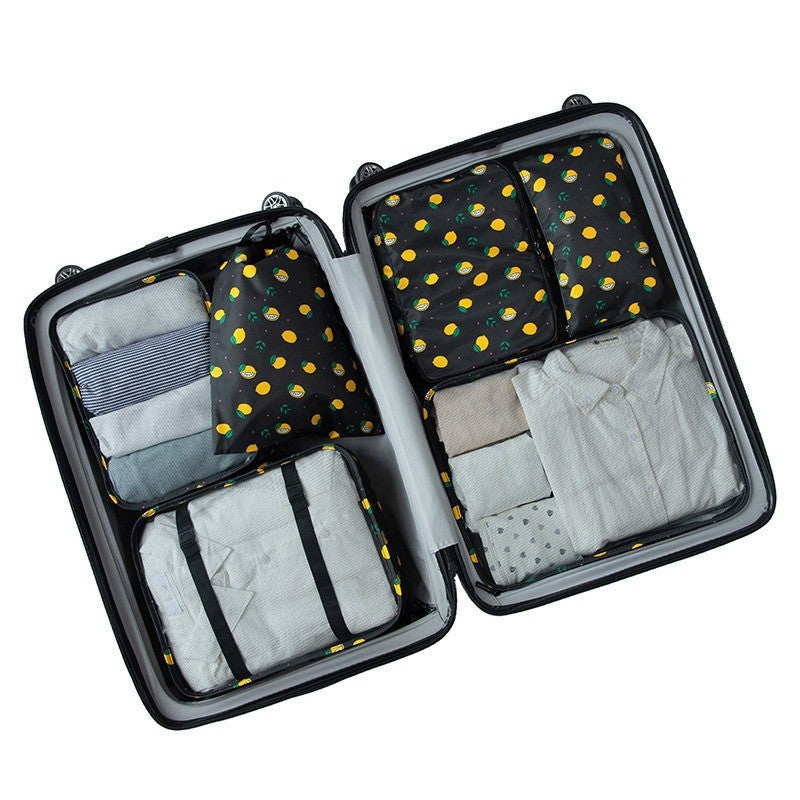 Cross-border travel storage bag eight-piece set business trip travel storage bag large capacity storage bag waterproof travel storage bag