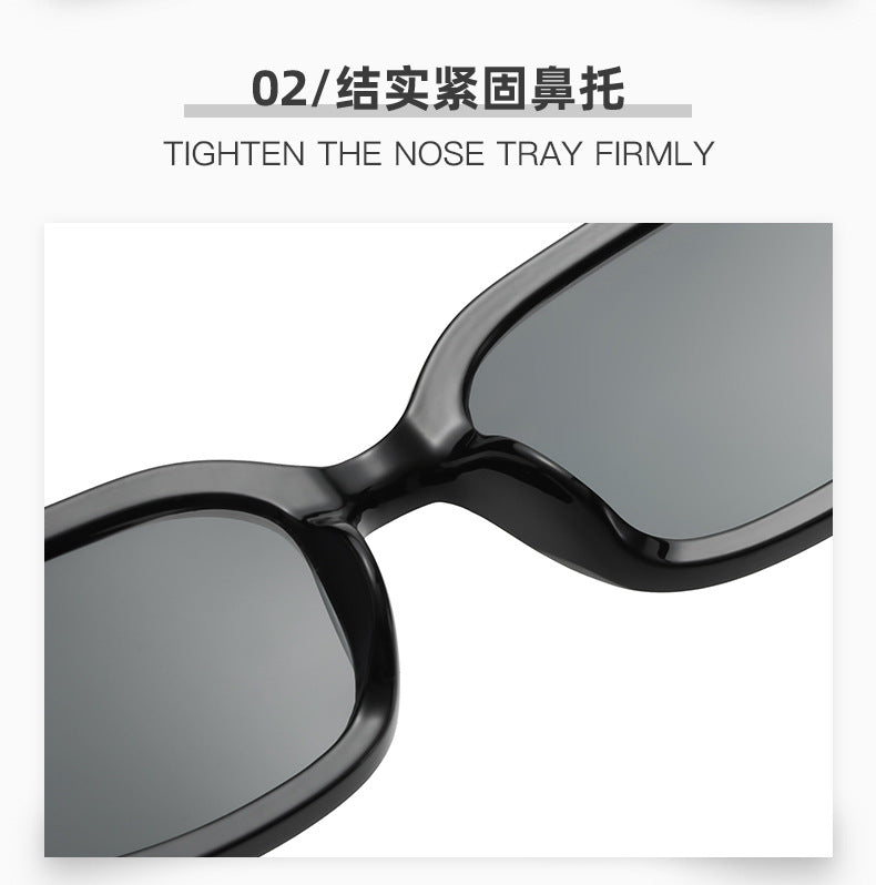 Small frame square sunglasses 2023 new cross-border trendy personality fashion hip-hop sunglasses net red same style sunglasses