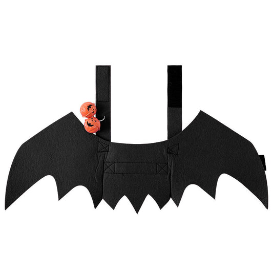 Cross-border new cat clothes, Halloween dog clothes, pet clothes, bat wings, bell style