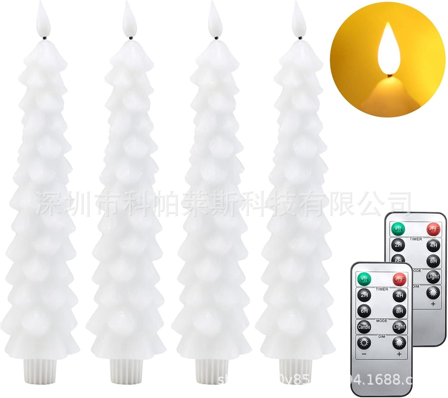 Candle lights Christmas led candle lights decorations Amazon hot sale source spot