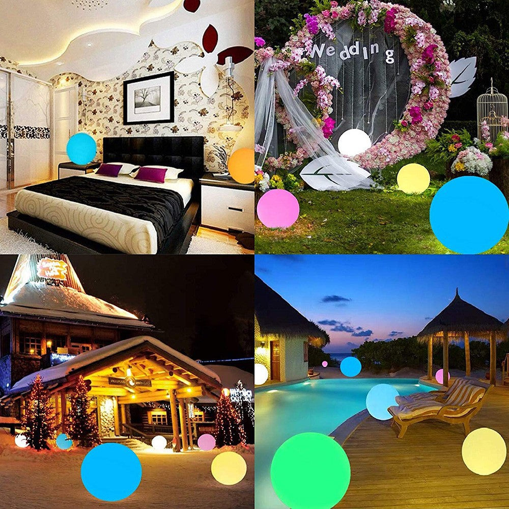 Internet celebrity PVC inflatable luminous ball export remote control LED flash beach ball courtyard outdoor luminous ball wholesale