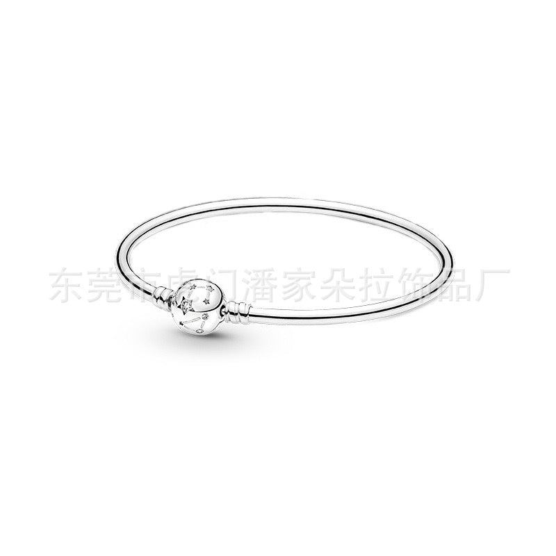 Panjia white copper S925 silver-plated Harry Potter bracelet diy accessories beaded pendant fashion personality bracelet