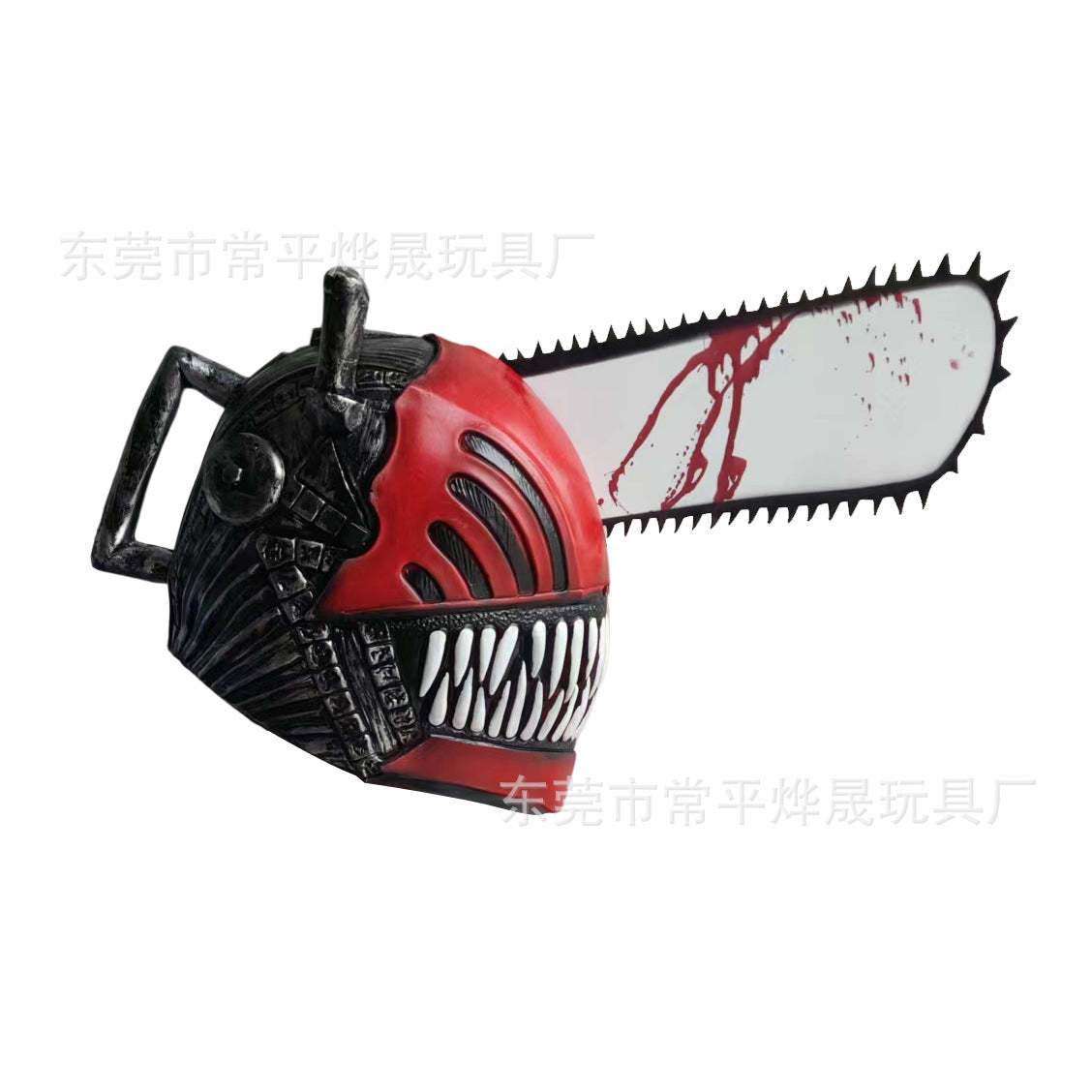 Cross-border new anime chainsaw mask spot horror Pochita Denji helmet Halloween character