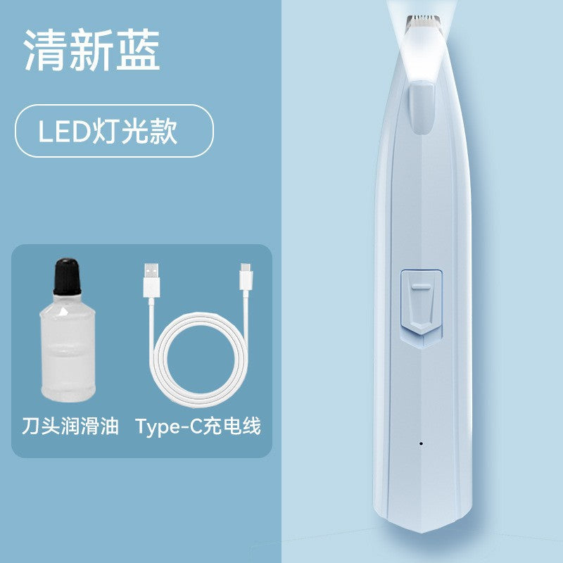 Pet electric hair clipper shaver cat hair trimmer dog hair trimmer bass foot hair removal cat hair trimmer supplies