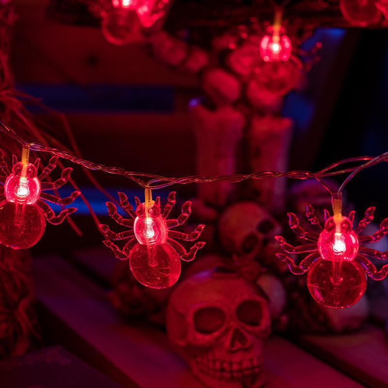 Halloween pumpkin light string festive atmosphere decoration skull small light string bar shopping mall event scene layout light string