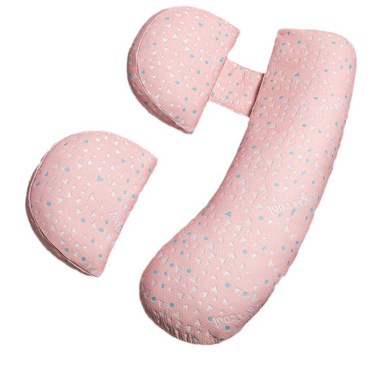 Pregnant women pillow waist side sleeping pillow support abdomen sleeping side sleeping pillow sleeping pad hug pillow u-shaped waist pillow special artifact