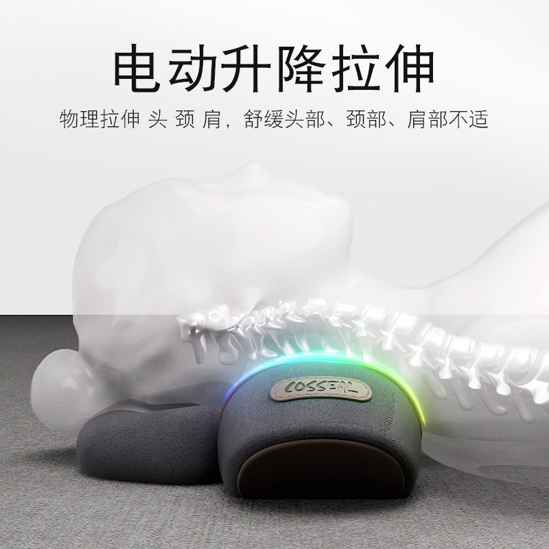 Cervical pillow for protecting the vertebrae while sleeping, special massage for the spine, non-traction heating compress, repairing cylindrical cervical pillow