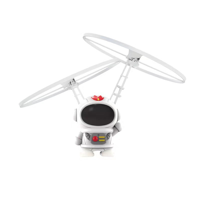 Cross-border children's induction wire man aircraft intelligent suspension gyroscope astronaut aircraft luminous flying toy