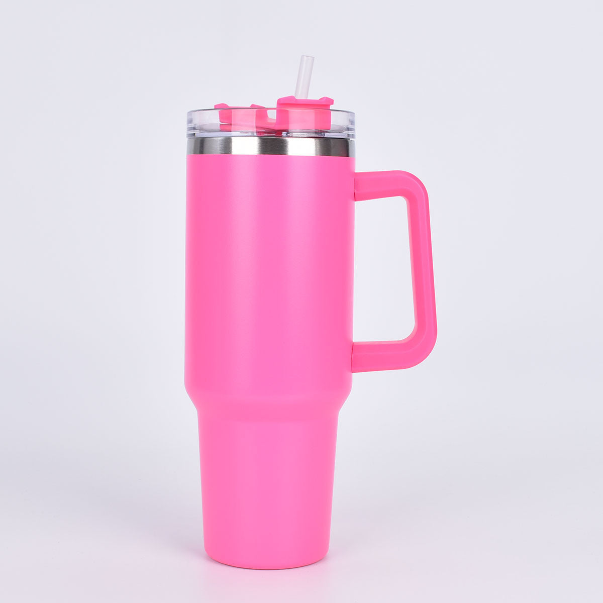 Ice Cup 304 Stainless Steel 40oz Car Cup Large Capacity Thermos Cup Straw Cup Cold Coffee Car Water Cup