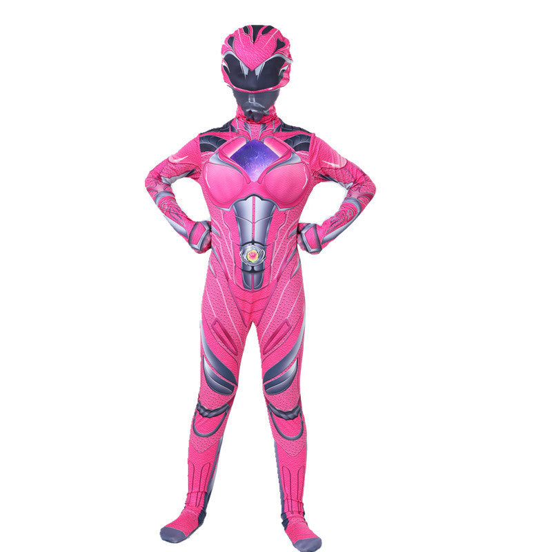 Halloween children's costumes Power Rangers cosplay clothes two-dimensional anime bodysuit