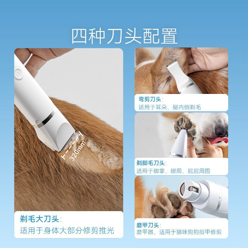 Pet electric hair clipper shaver cat hair trimmer dog hair trimmer bass foot hair removal cat hair trimmer supplies