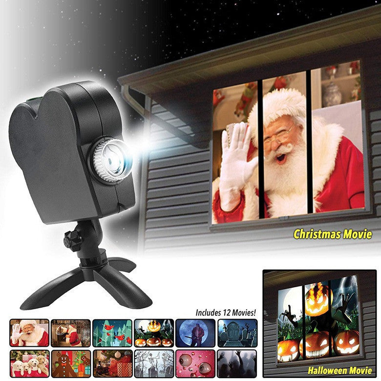 New laser light window projector projector Christmas Halloween outdoor window projection l