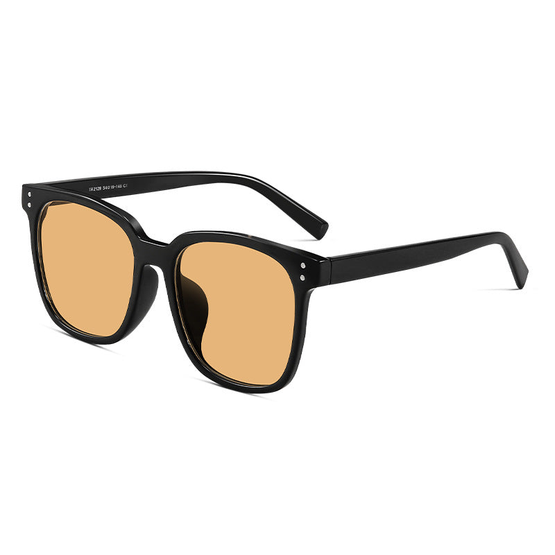 2023 new gm same style brown sunglasses TR90 female vibrato xiaohongshu same style summer sun protection sunglasses