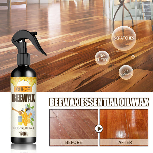 OUHOE Furniture Beeswax Spray Furniture Floor Care Polishing Waterproof Anti-dry Crack Scratch Renovation Care Wax