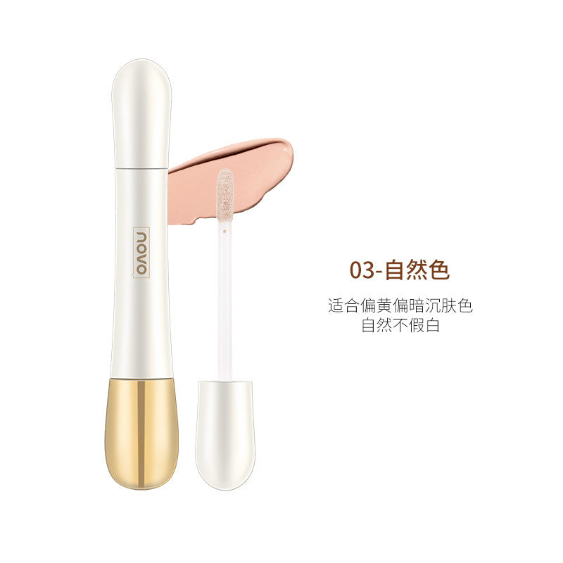 NOVO double-headed concealer stick concealer pen to cover dark circles, spots, acne marks, face concealer