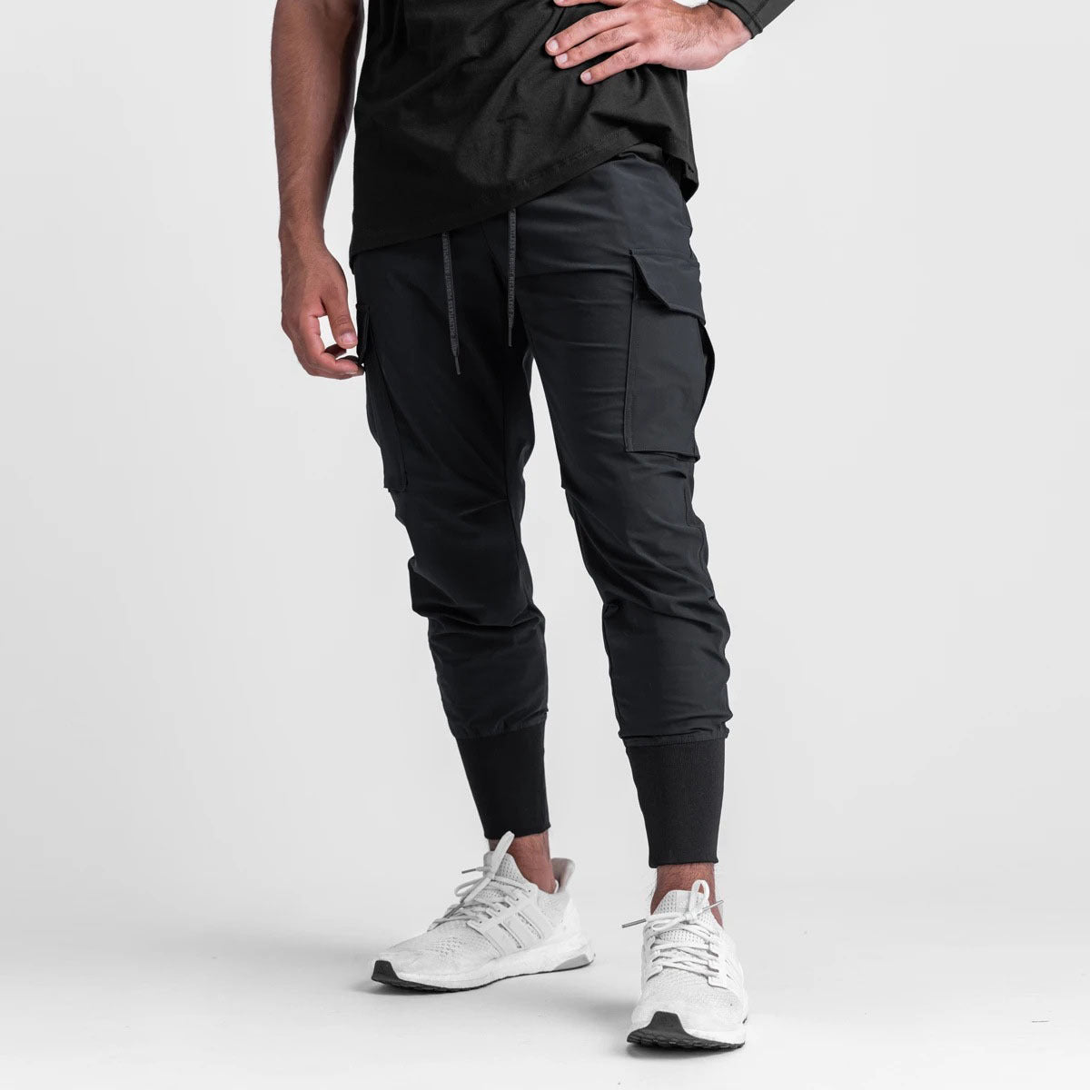 European size sports pants fitness casual trousers thin quick-drying cuffs running training overalls men - not available offline