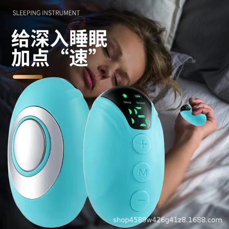 Cross-border hot-selling micro-current smart sleep instrument, hand-held decompression sleep instrument, low-frequency pulse, anxiety and insomnia