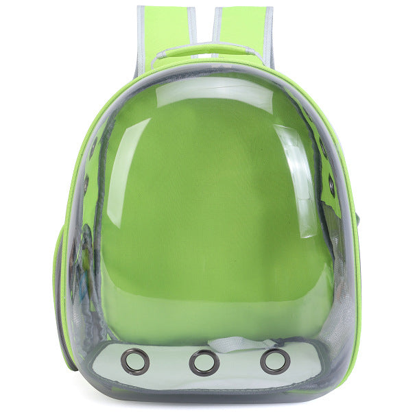 Cat bag pet backpack portable transparent space capsule pet bag for going out cat supplies breathable backpack