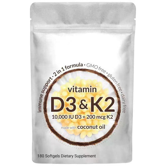 TK popular cross-border exclusive vitamin d3 k2Vitamin D3 K2 capsules 180 capsules