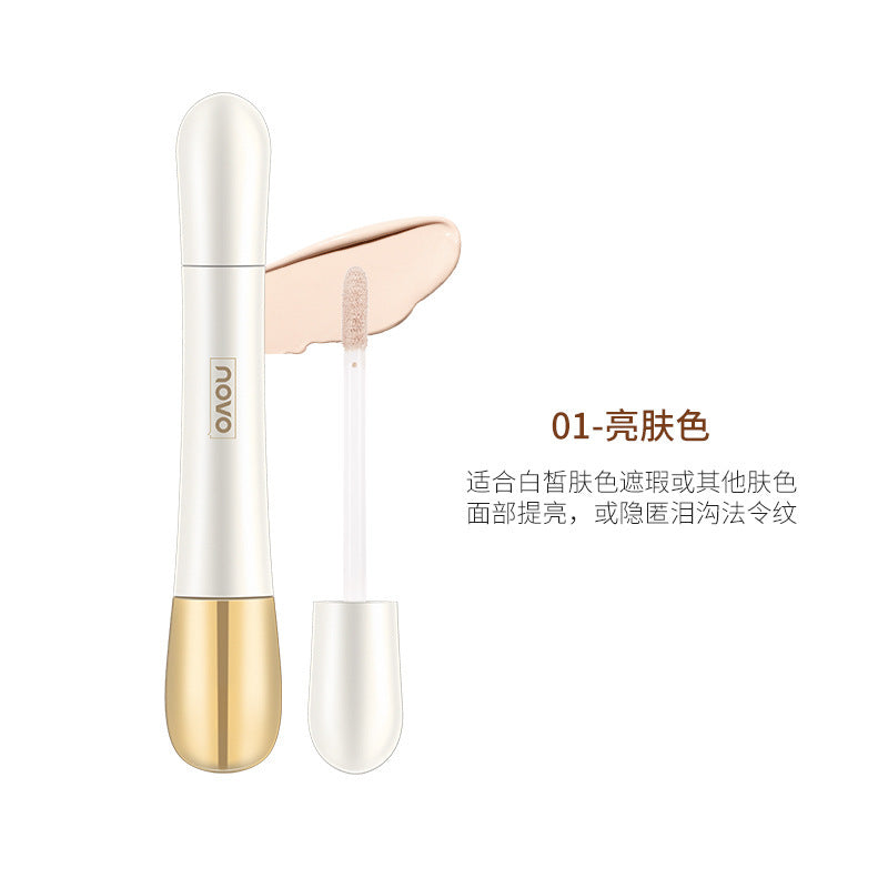 NOVO double-headed concealer stick concealer pen to cover dark circles, spots, acne marks, face concealer